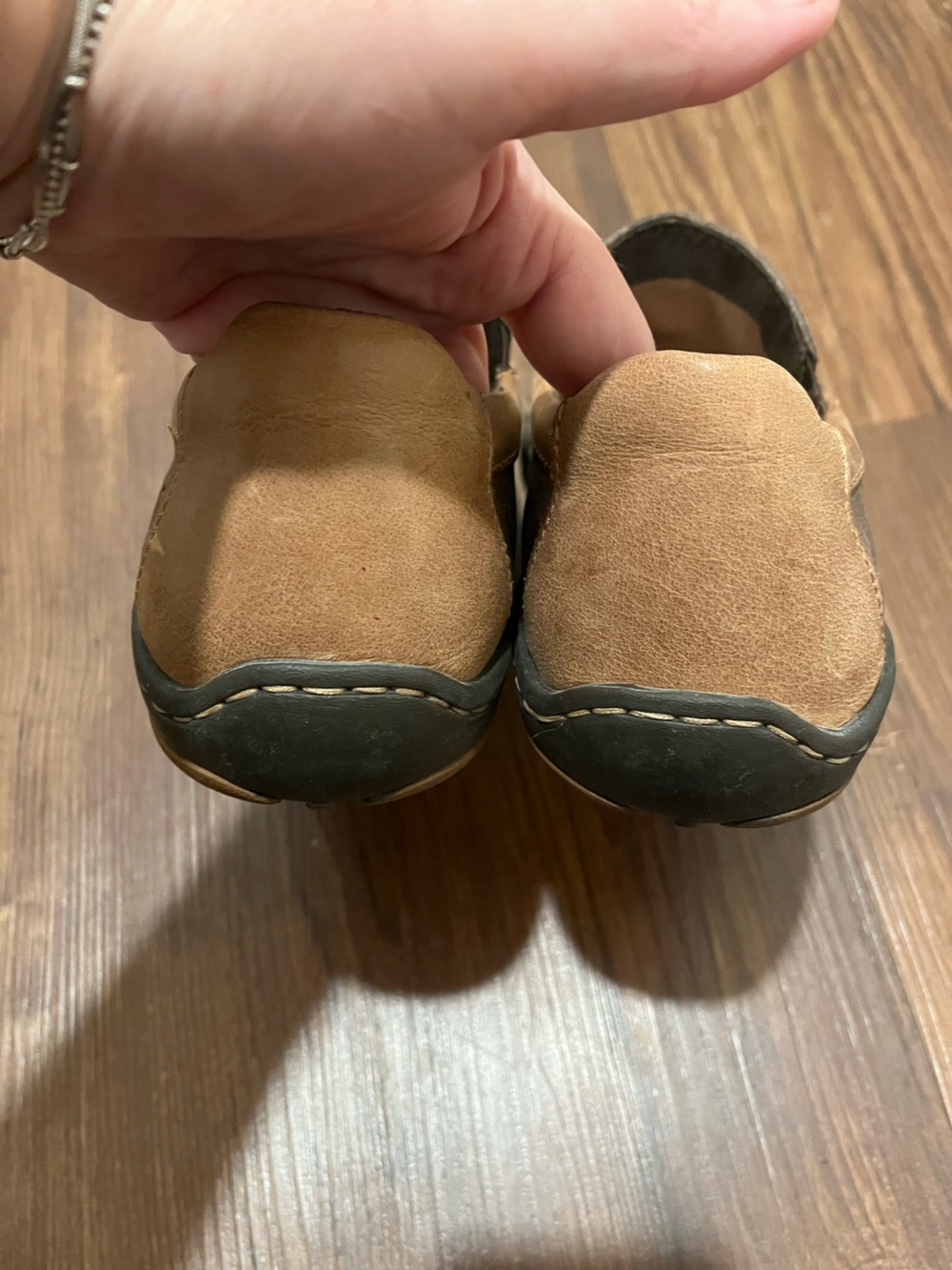 Born Loafer Driving Shoes Mens 9 US / 42.5 EU Brown Leather M6349 Slip On - Picture 3 of 12